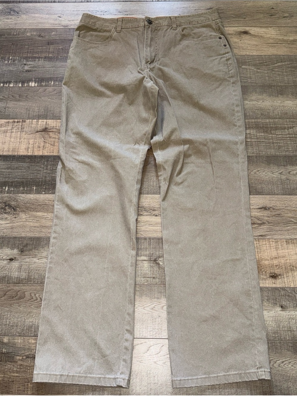 Redhead Men's Classic Straight Fit Pants in Taupe 38x34
